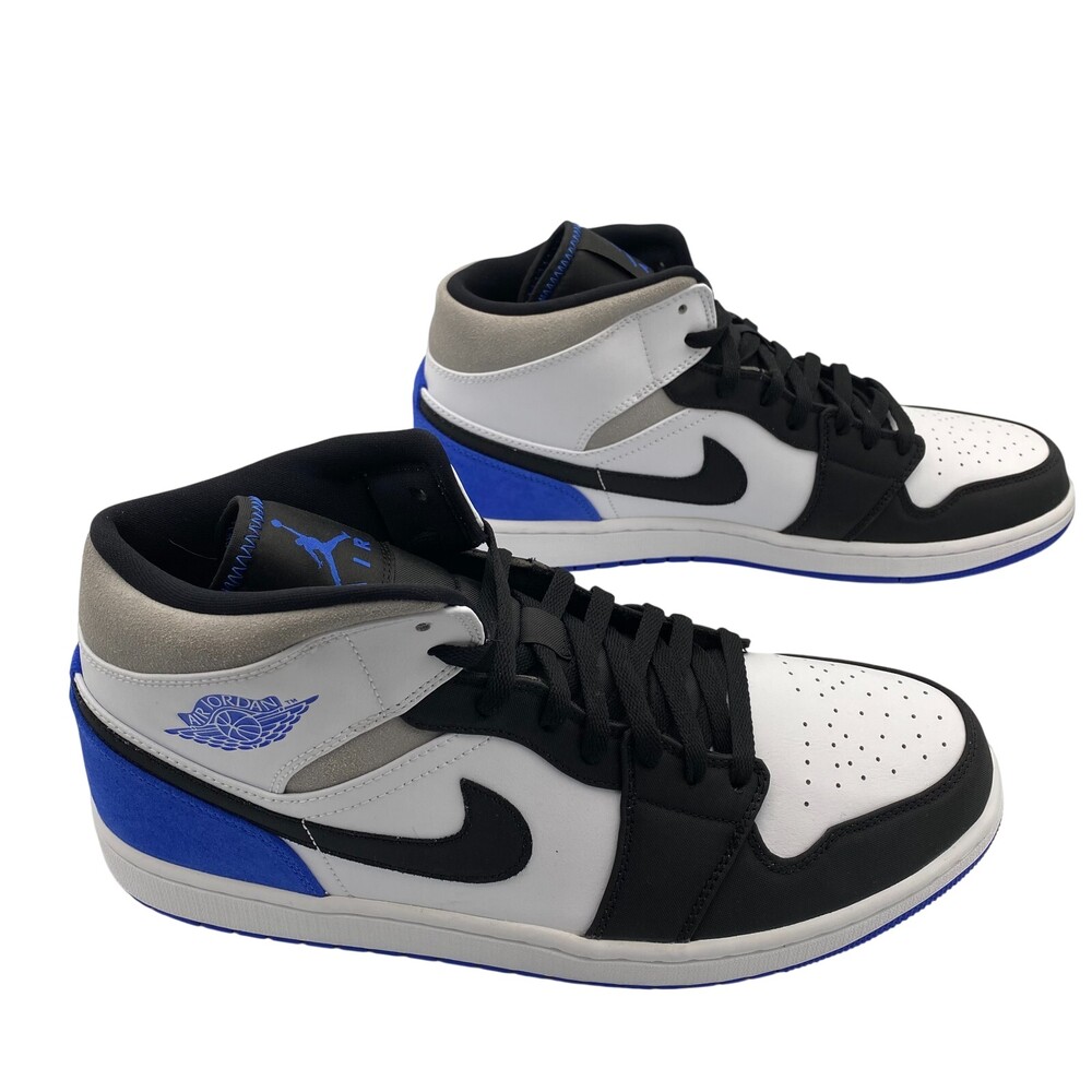 Nike Air Jordan 1 Retro Mid SE Union Hyper Royal Blue 852542-102 Men Size 13